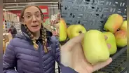 Ciudadana argentina quedó en shock al ver por primera vez la variedad de manzanas que hay en Perú: “Son cuadradas, rectangulares”