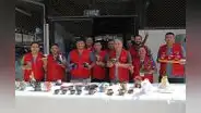 Taller de cerámica con invidentes en el penal Castro Castro