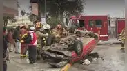 Cercado de Lima: 2 ciudadanos resultaron heridos tras accidente vehicular