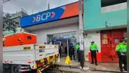 Asaltan agencia del BCP en El Agustino: vecinos reportaron balacera tras huida de delincuentes