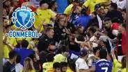 El tibio comunicado de Conmebol tras pelea entre jugadores e hinchas al final del Uruguay vs. Colombia