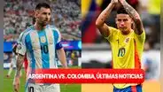 Argentina vs. Colombia EN VIVO, últimas noticias: horario, alineaciones y canales de TV para ver la final de la Copa América