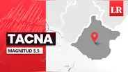 Temblor en Tacna de magnitud 5,5 se produjo esta tarde y se sintió en Arequipa, según IGP