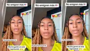 Latina es viral al exigir a inmigrantes no venir a Estados Unidos: "No alcanza para un heladito"
