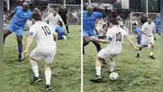 'Cuto' Guadalupe humilló al presidente de Conmebol con una huacha en el partido de leyendas de Copa América