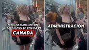 Peruana que trabaja como oficinista en CÁNADA revela que gana US$70.000 al mes: "Pago 600 dólares de renta"