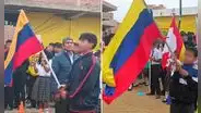 Escolares entonan himno de Perú y Venezuela por semana de la Paz previo a celebración de Fiestas Patrias