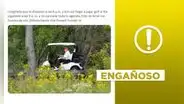 Imagen no muestra a Donald Trump jugando golf después de sufrir un atentado en Pensilvania