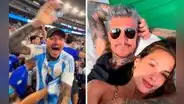 Marcelo Tinelli asistió a la final de la Copa América mientras Milett Figueroa lo miró por TV: "¡Vamos Argentina!"