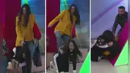 Jazmín Pinedo y Rebeca Escribens cayeron al piso EN VIVO tras incidente con productor: ¿qué pasó?
