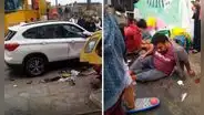 Los Olivos: identifican a chofer de auto que atropelló a más de 12 de personas en la Panamericana Norte