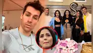 Patricio Parodi sigue disfrutando su soltería y aparece en el cumpleaños de Onelia Molina, novia de Mario Irivarren