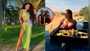 Ex miss Perú se convierte en multimillonaria: vive en Dubái y recorre Europa en helicóptero privado