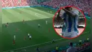 Argentina lo empató a los 105': hinchas invadieron en la cancha y soltaron bombardas cerca de los jugadores