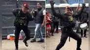 Policía peruano se luce con pasos de danza ante escolares y es elogiado: “Orgulloso de sus raíces”