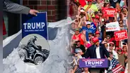 Hombre de 80 años es atropellado por colocar cartel de Trump en su jardín: agresor terminó quitándose la vida