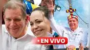 Cierre de campaña en Venezuela EN VIVO: imágenes y videos del recorrido de Edmundo González y María Corina Machado