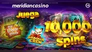 Gana a lo grande con las Spins Revolution de Meridian Casino