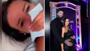 Angie Arizaga preocupa al revelar problemas a pocos días de dar a luz: “Me falta el aire”