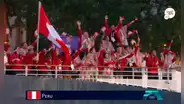 ¡Perú dice presente en París 2024! Así fue el desfile de la delegación en los Juegos Olímpicos