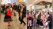 Así se vive las Fiestas Patrias en el aeropuerto Jorge Chávez: desde emotivos reencuentros hasta shows en vivo