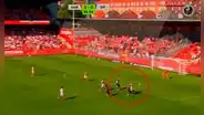 Oliver Sonne sacó un 'misil' y marcó un golazo ante Aalborg en la Superliga de Dinamarca
