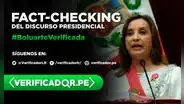 Dina Boluarte: fact checking del mensaje a la nación de la presidenta por 28 de julio