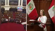 Mensaje a la nación de Dina Boluarte duró 5 horas en medio de un Congreso vacío