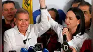 María Corina Machado: "Venezuela tiene nuevo presidente electo y es Edmundo González Urrutia"