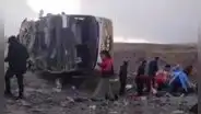 Ayacucho: despiste de bus interprovincial deja 4 muertos y 22 heridos
