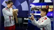¡Doble triunfo! Celebraba medalla de oro en París 2024 y fue sorprendida con pedida de mano