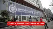 ¿Secundaria completa? Ministerio Público ofrece puestos de trabajo con sueldos de hasta S/8.000