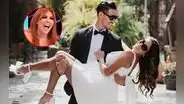Anthony Aranda responde a duras críticas de Magaly Medina por su boda con Melissa Paredes: ¿Qué dijo?