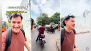 Peruano en India compara las temerarias maniobras para cruzar la pista con Perú: “Salí entrenado de Lima”