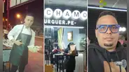 El venezolano que inició vendiendo en carretilla y hoy tiene un exitoso local de hamburguesas en Breña: "Ganaba S/80 a la semana"