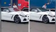 Yuriel Celi protagoniza fuerte choque en la Panamericana Sur mientras se dirigía a Campo Mar