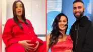 Angie Arizaga hace advertencia a Jota Benz mientras está a punto de dar a luz: "Espero que lo hagas"