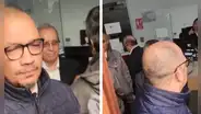 ¡Wayki delincuente!: así fue la accidentada salida de Nicanor Boluarte tras audiencia de prisión preventiva