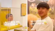 Va al museo y queda atónito al ver que antiguo poblador tenía su mismo corte de pelo: “¿Reencarnó?”