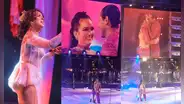 Daniela Darcourt y su bailarín, Waldir Felipa, se besan EN VIVO en pleno show y él le declara su amor