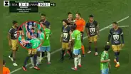 Piero Quispe protagoniza conato de bronca y recibe 'manazo' durante derrota de Pumas ante Seattle Sounders