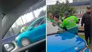 Chorrillos: conductor escapa de intervención y arrastra a policía sobre el capot de su vehículo