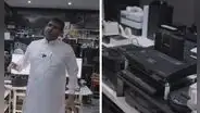 Un récord Guinness inusual: esta persona logró conectar más de 400 consolas de videojuegos a su televisión