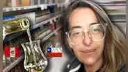 Chilena se sorprende al ver que supermercados de Chile venden el pisco peruano con otro nombre: “Estoy impactada”
