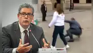 Ministro Morgan Quero sufre aparatosa caída mientras jugaba vóley con Dina Boluarte en Palacio de Gobierno