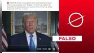 Donald Trump no advierte en video “confinamiento y el fraude electoral en EE. UU.” por la viruela del mono en 2024