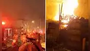 Incendio en Villa El Salvador: 9 unidades de bomberos trabajan para controlar fuego