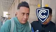 Christian Cueva ilusionado tras llegar a Cusco para firmar por Cienciano: "Mucha felicidad por volver a jugar"