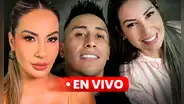 Pamela López presenta en vivo pruebas de agresión de Christian Cueva en conferencia de prensa