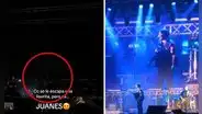 Juanes explotó en pleno concierto en Trujillo porque le apagaron la luz: "No veo ni m*****"